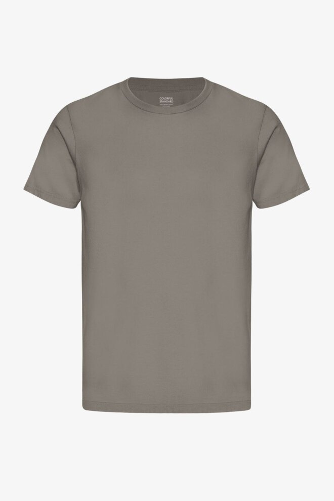 SHIRT CLASSIC ORGANIC TEE MISTY BROWN