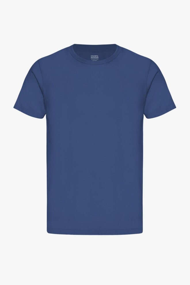 SHIRT CLASSIC ORGANIC TEE MARINE BLUE