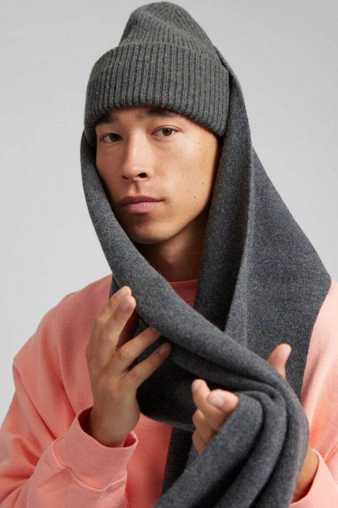 SCHAL MERINO WOOL SCARF OCEAN