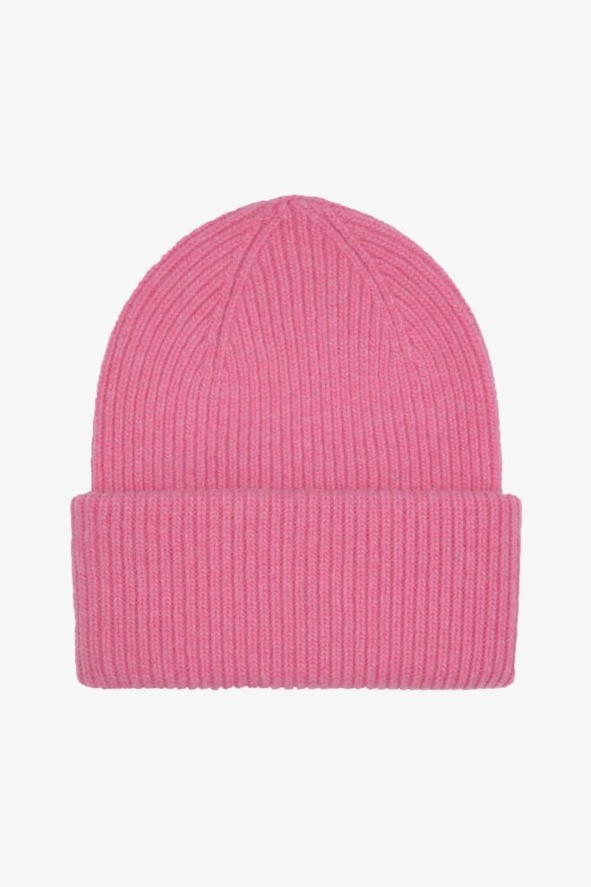 MÜTZE MERINO WOOL HAT BUBBLEGUM PINK
