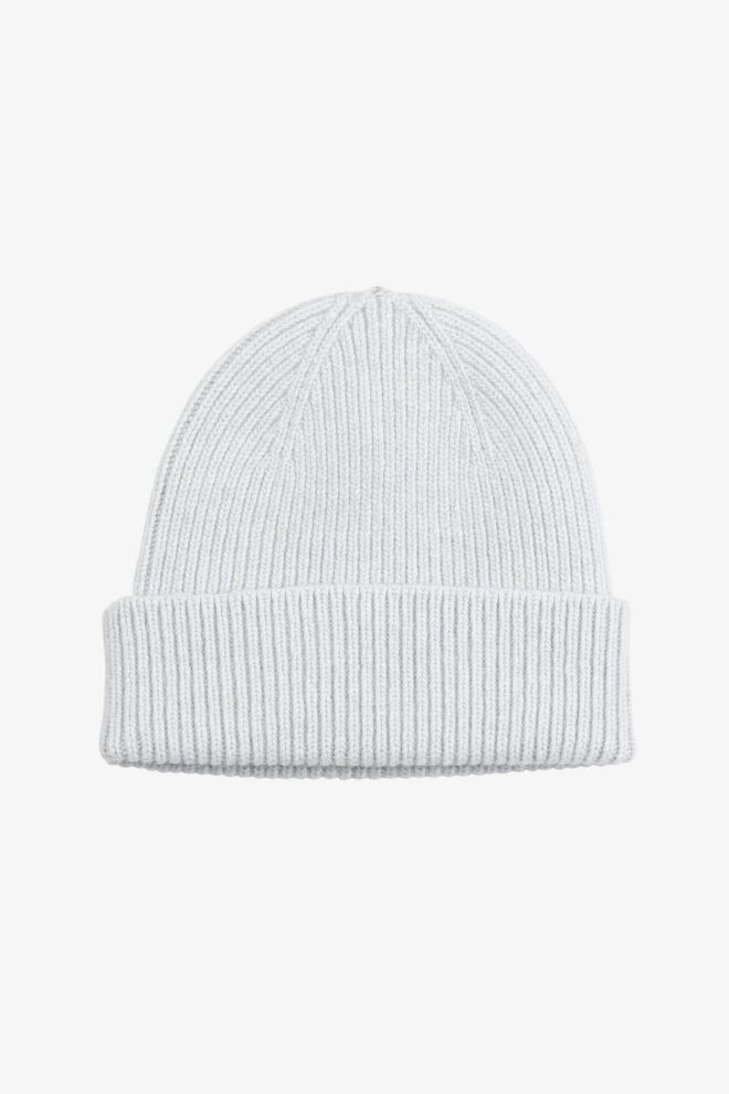 MÜTZE MERINO WOOL BEANIE LIMESTONE GREY