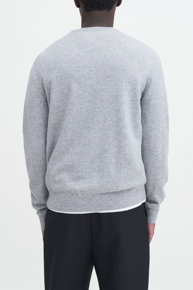PULLOVER 28926 COTTON MERINO 1451 LIGHT GREY