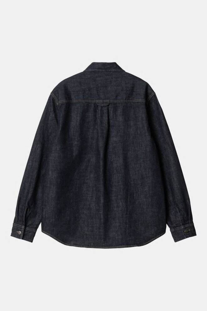 HEMDJACKE LINCOLN SHIRT BLUE RINSED