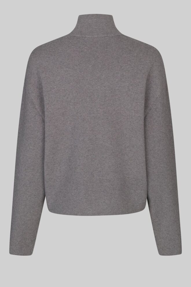 WESTE OPAYA KNIT ZIP GREY MELANGE