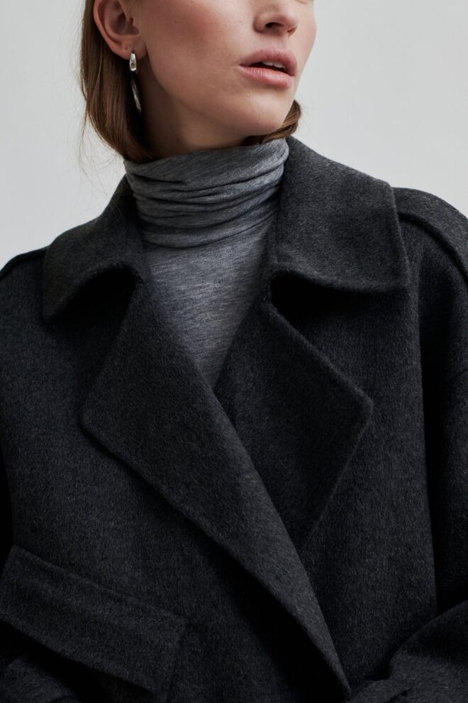 JACKE WALANCE SHORT JACKET DARK GREY