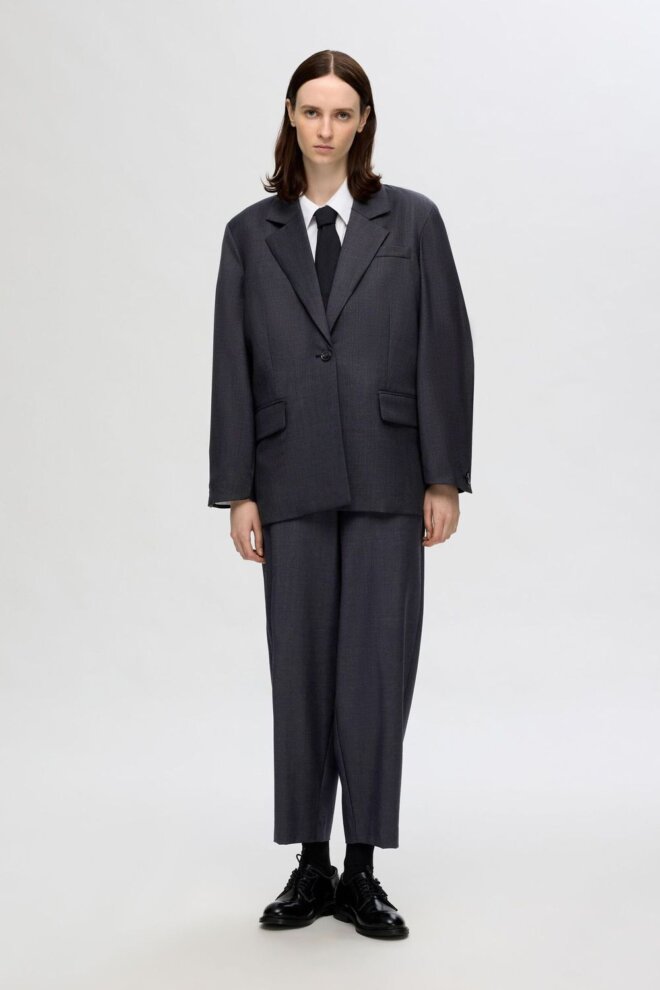 BLAZER 16095029 SLFLUAH LS WOOL GREY