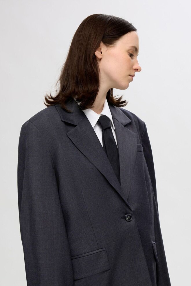 BLAZER 16095029 SLFLUAH LS WOOL GREY