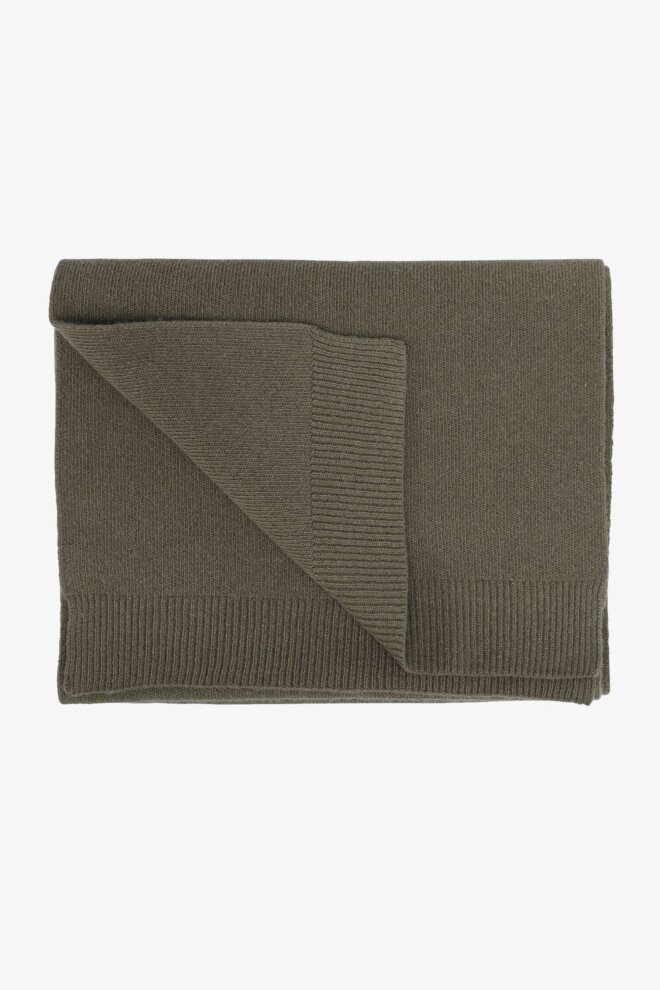 SCHAL MERINO WOOL SCARF DUSTY OLIVE