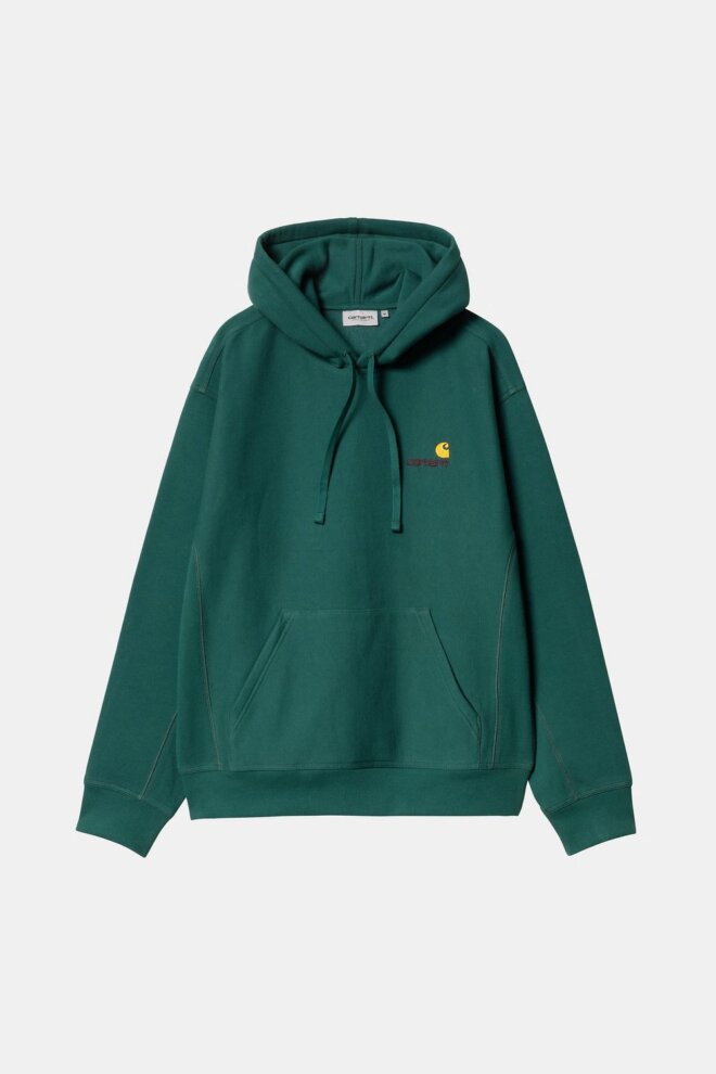SWEATER HOODED AMERICAN MALACHITE