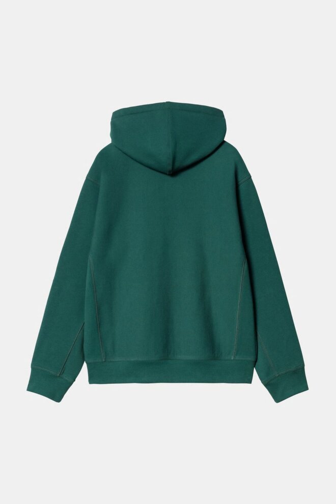 SWEATER HOODED AMERICAN MALACHITE