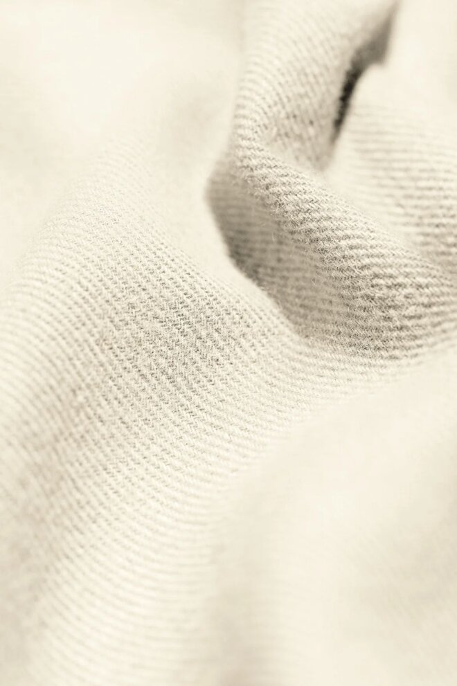 HEMD ORGANIC FLANNEL SHIRT IVORY