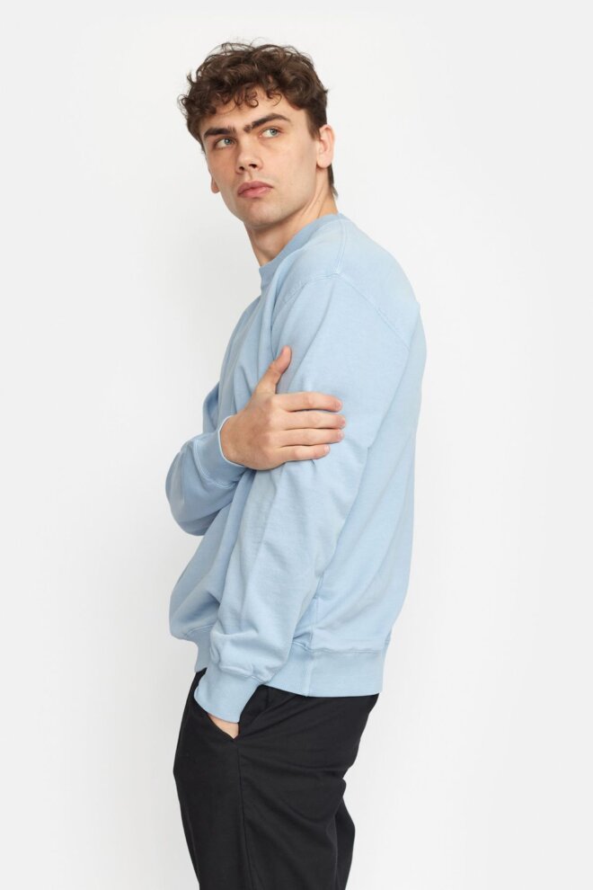 SWEATER 2727 DUSTBLUE