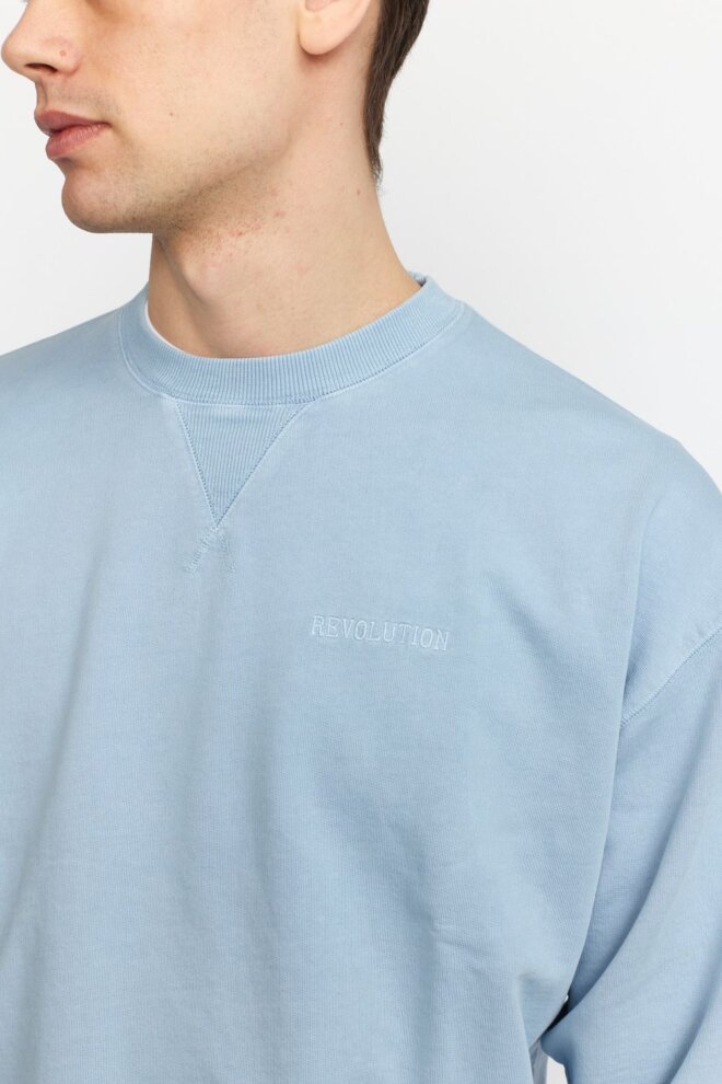 SWEATER 2727 DUSTBLUE