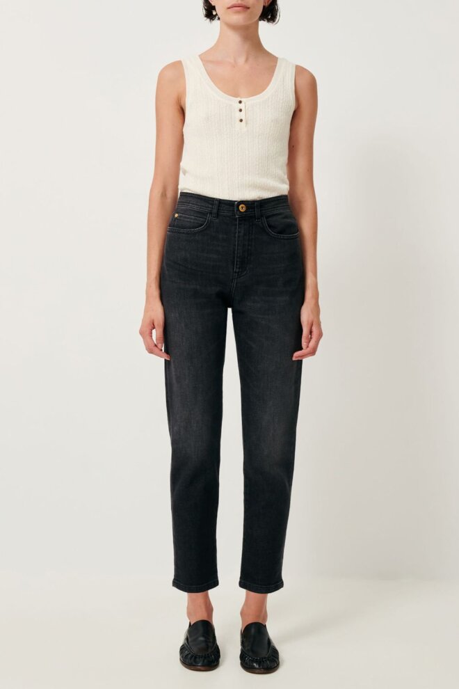 JEANS MOMON BROCKEN BLACK