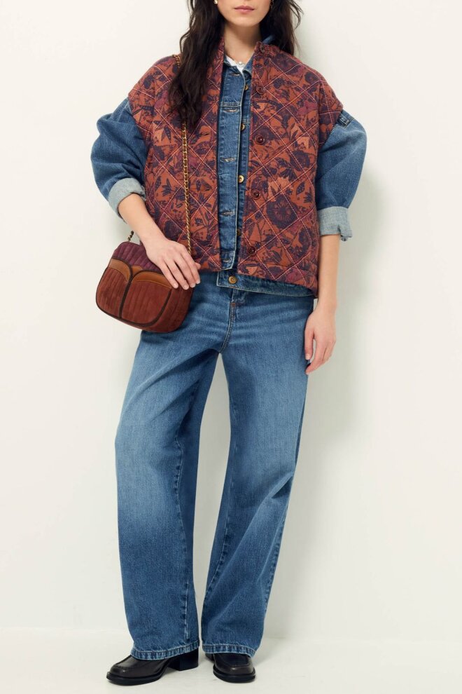 TASCHE DIVINE SUEDE FALL BLOOM