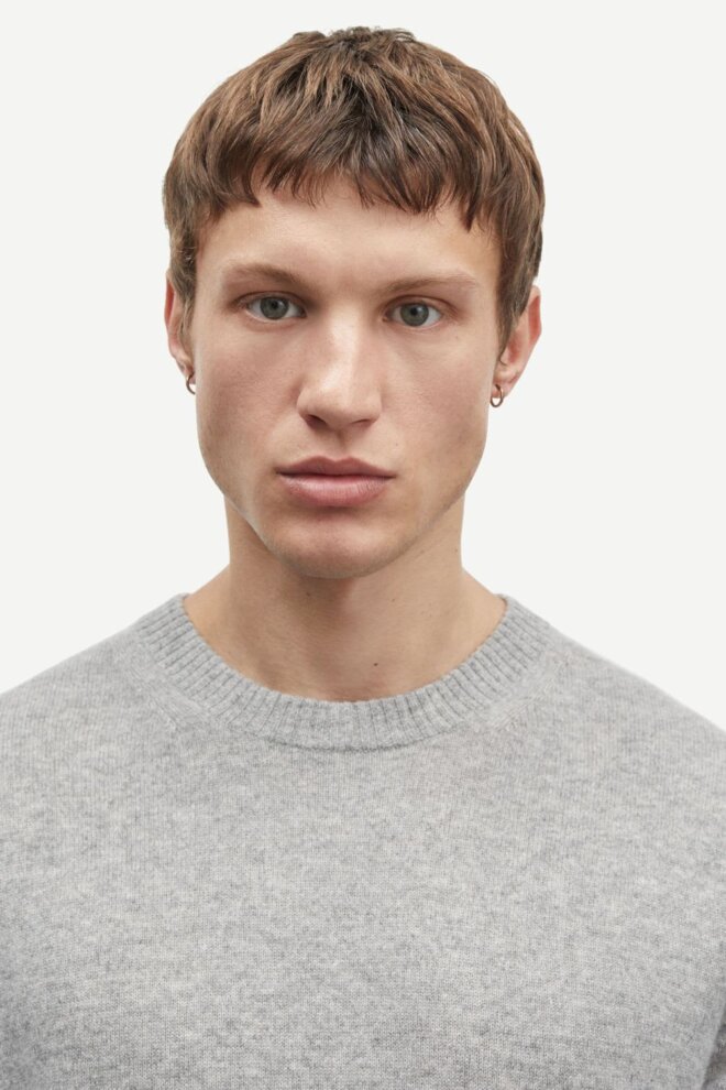 PULLOVER NOBIS CREW NECK 6304 GREY MEL