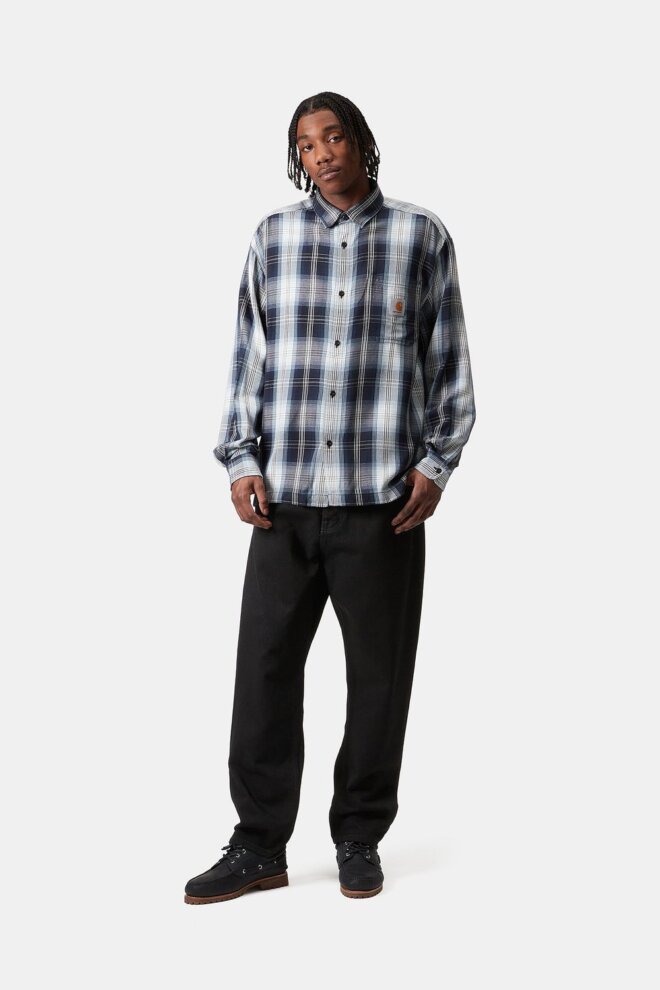 JEANS NEWEL PANT BLACK ONE WASH