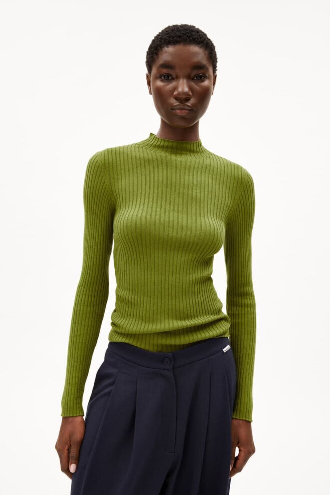 PULLOVER 10253015 ALAANI 2966 DARK MOSS