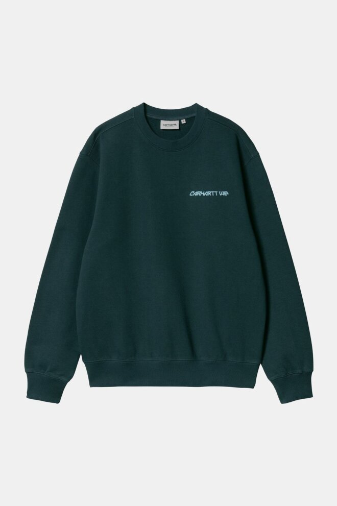 SWEATSHIRT GREATEST FLICKS SWEAT DEEP LAGOON