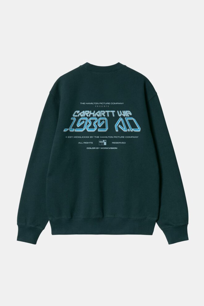 SWEATSHIRT GREATEST FLICKS SWEAT DEEP LAGOON