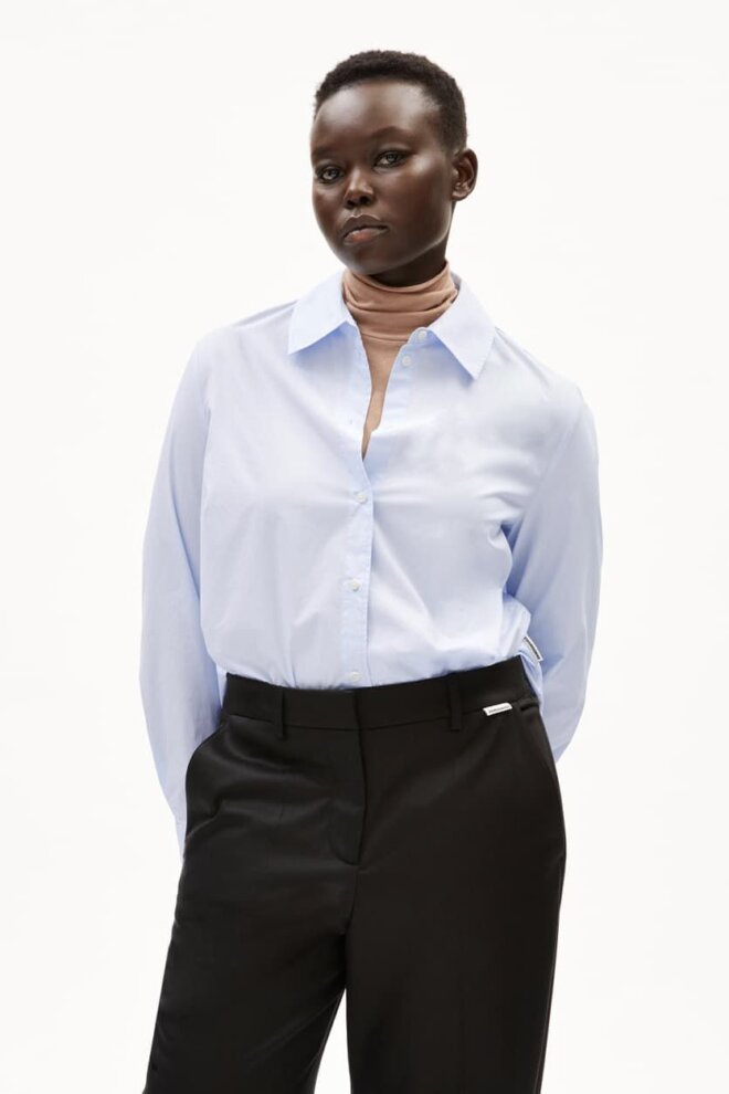 BLUSE 30006355 LOUILAA 2235 MORNING SKY