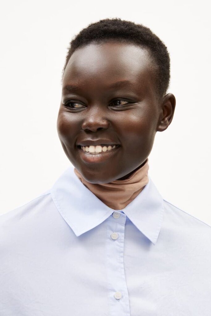 BLUSE 30006355 LOUILAA 2235 MORNING SKY