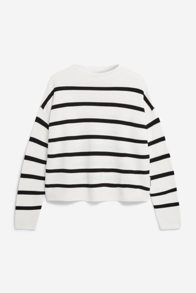 SHIRT 30006406 IDAARA STRIPES 307 WHITE-B