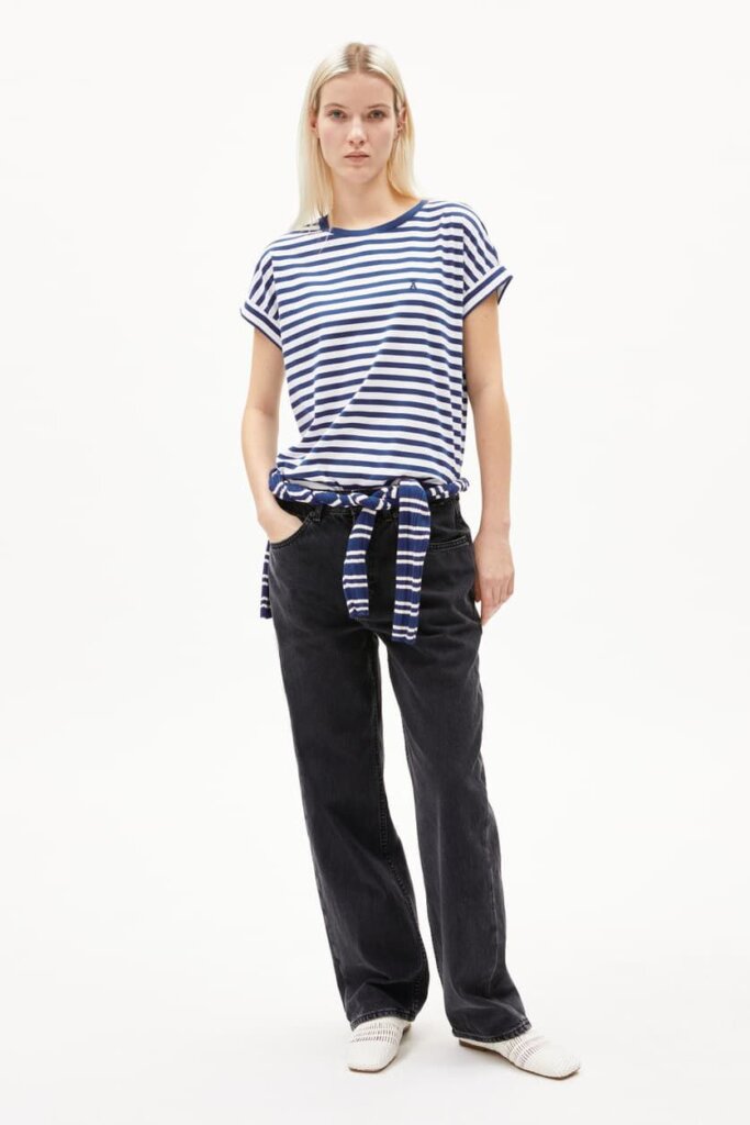 SHIRT 300064606 IDAARA STRIPES 3083 WHITE