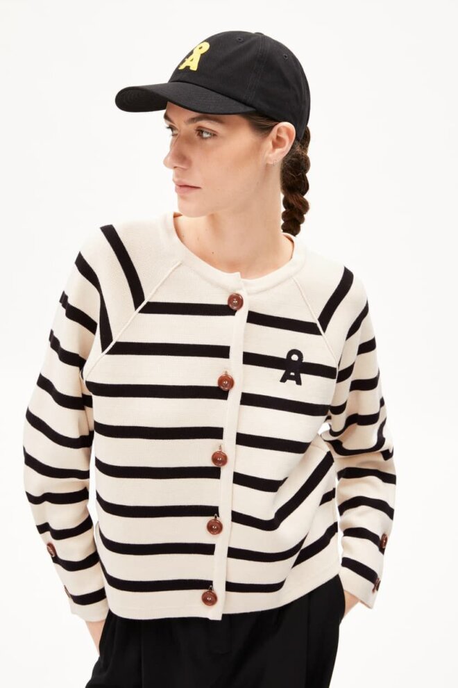 WESTE 30007060 NAADJA STRIPES 1692 OATMIL