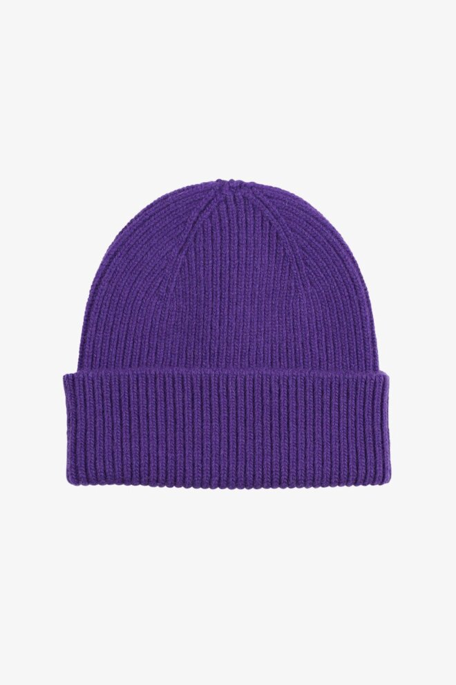MÜTZE MERINO WOOL BEANIE ULTRA VIOLET