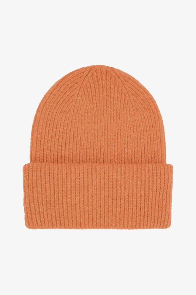 MÜTZE MERINO WOOL HAT SANDSTONE ORANGE