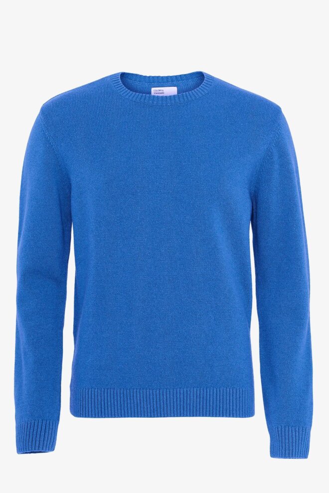 PULLOVER CLASSIC MERINO WOOL CREW PACIFIC BL