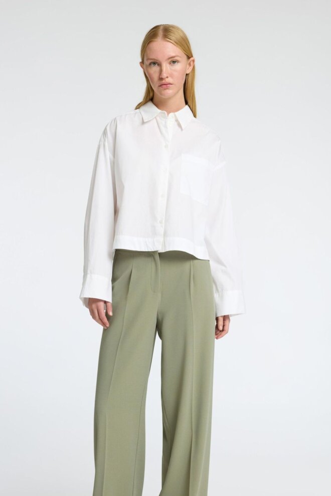 BLUSE 16097269 SLFASTHA LS CROPPED BOXY B