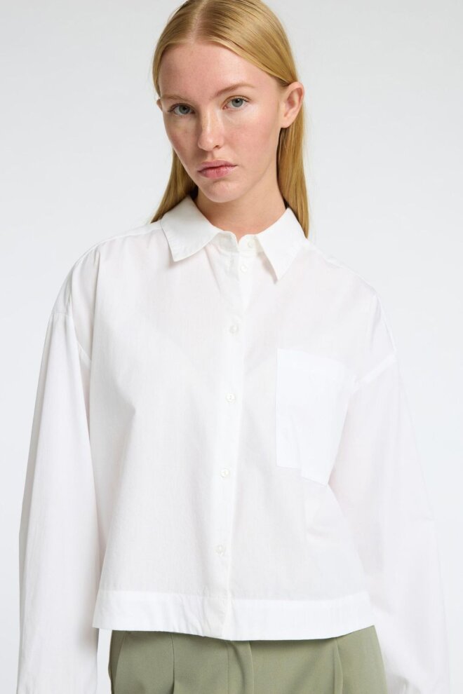 BLUSE 16097269 SLFASTHA LS CROPPED BOXY B