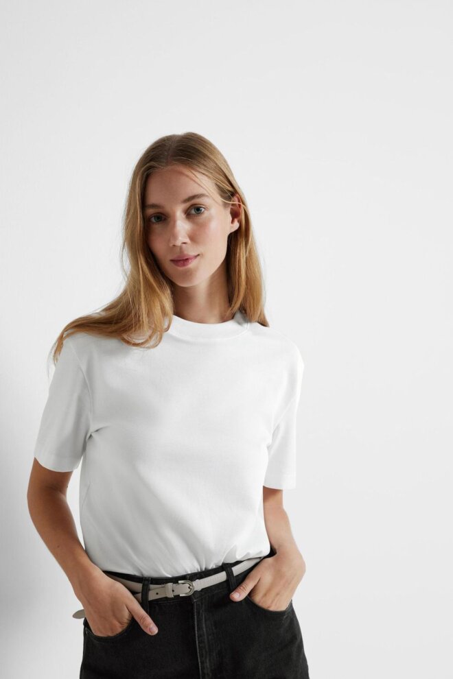 SHIRT 16092428 SLFRELAX BRIGHT WHITE