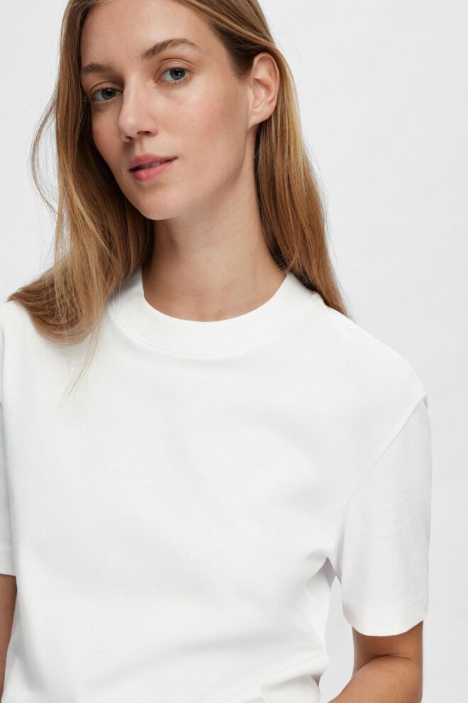 SHIRT 16092428 SLFRELAX BRIGHT WHITE