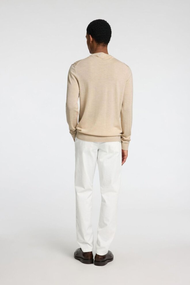 PULLOVER 16094647 SLHTRAY LS CREW OATMEAL