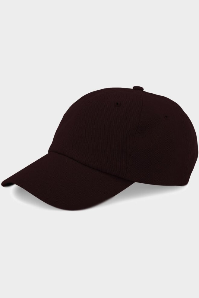 CAP ORGANIC COTTON CAP OXBLOOD RED