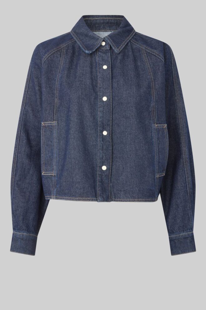 BLUSE COLUMUS SHIRT DARK BLUE DENIM