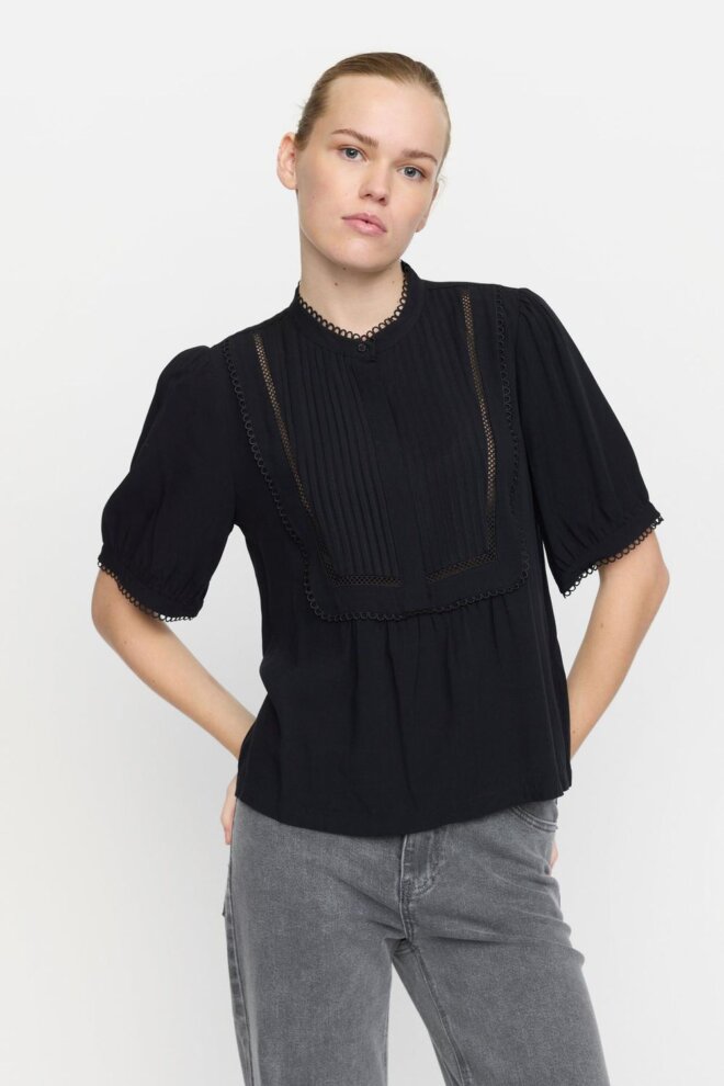 BLUSE SRLINDA BLOUSE BLACK