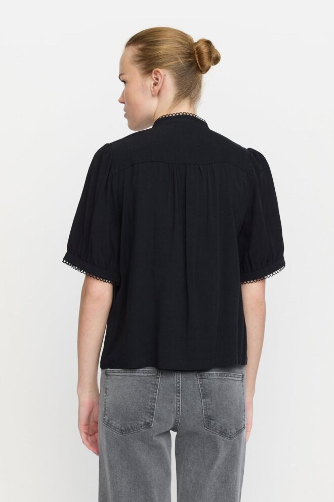 BLUSE SRLINDA BLOUSE BLACK