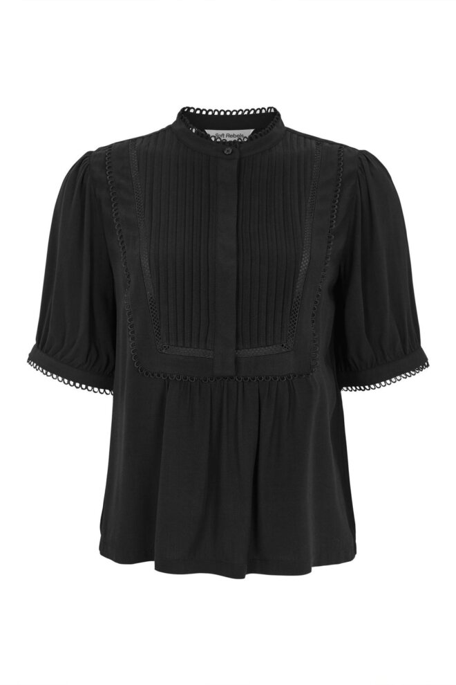 BLUSE SRLINDA BLOUSE BLACK