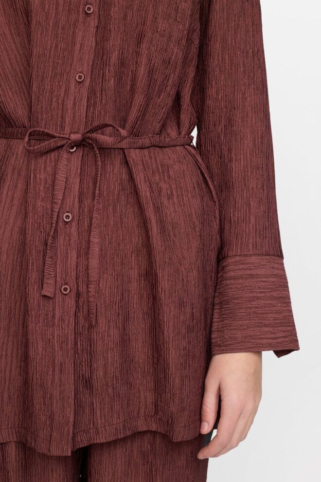 BLUSE SRLOTTIE SHIRT DEEP MAHOGANY