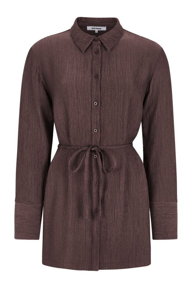 BLUSE SRLOTTIE SHIRT DEEP MAHOGANY
