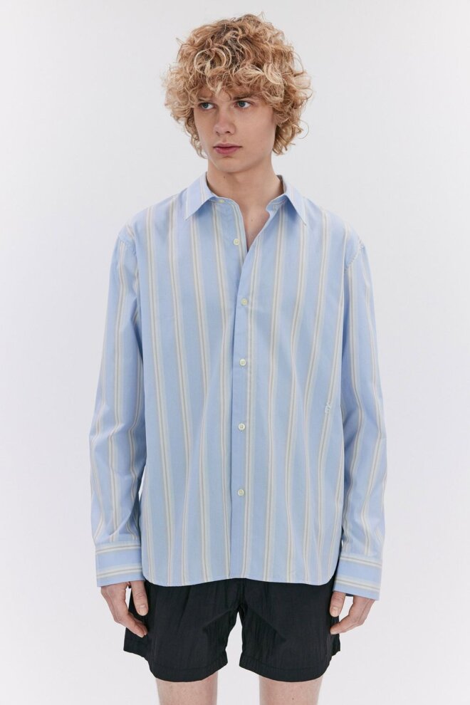 HEMD OSSIAN BLUE STRIPE