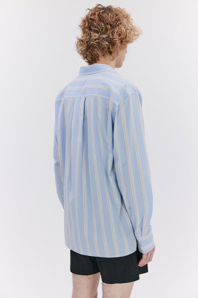 HEMD OSSIAN BLUE STRIPE