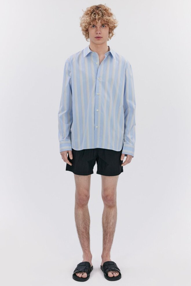 HEMD OSSIAN BLUE STRIPE