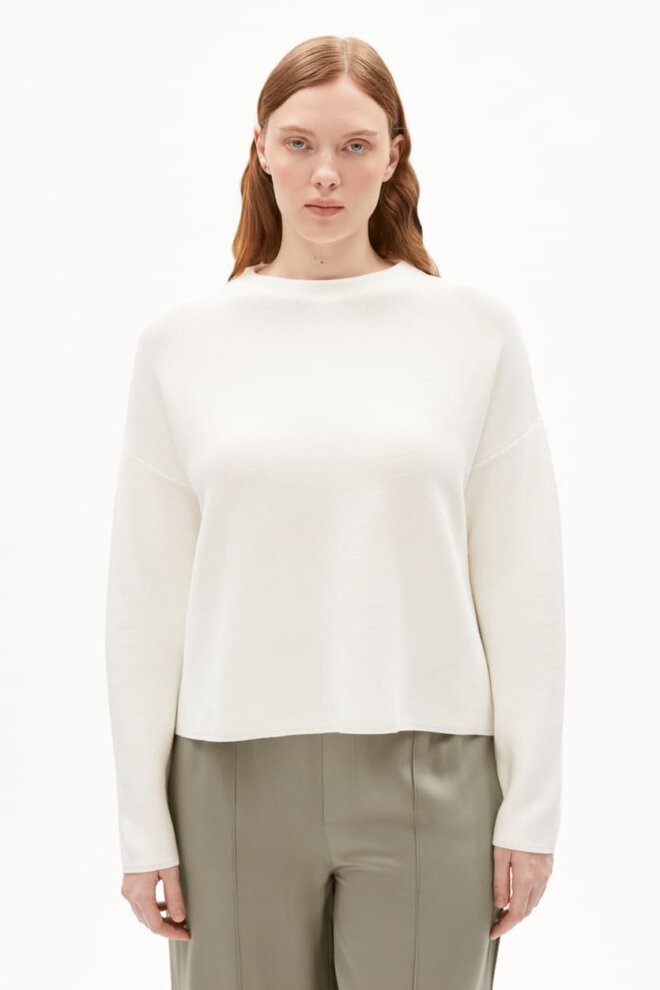 PULLOVER 30005155 MERINAA 3069 LIGHT OATMILK