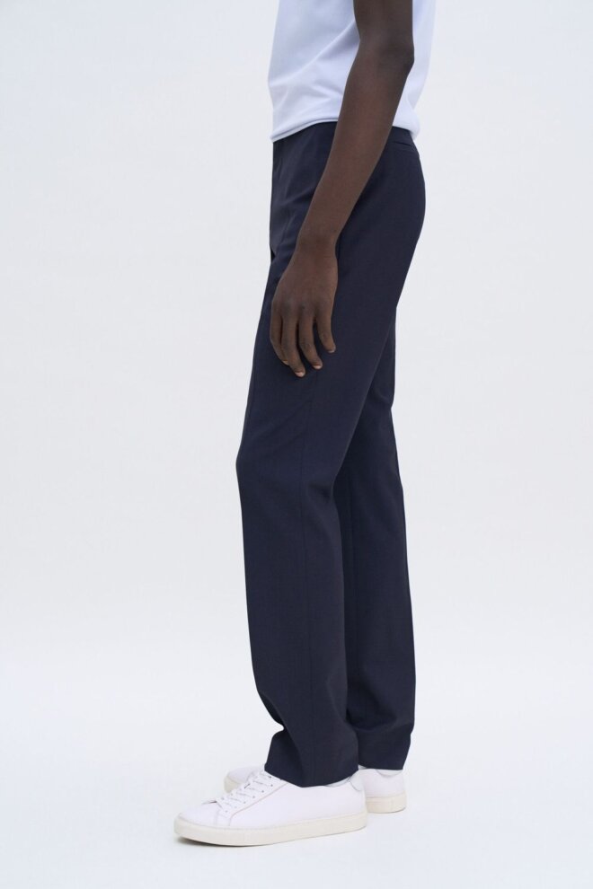 HOSE 31585 SLIM TRAPERED WOOL TROUSERS 1