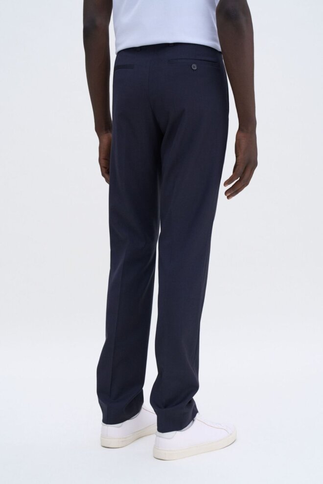 HOSE 31585 SLIM TRAPERED WOOL TROUSERS 1